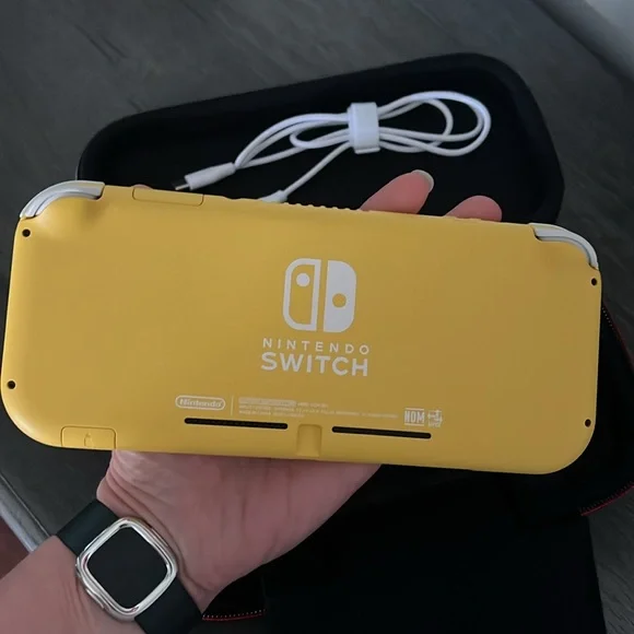 Nintendo Switch Lite with game and accessories!